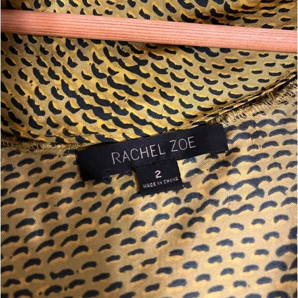 Draped back golden yellow silk top - Picture 7 of 7